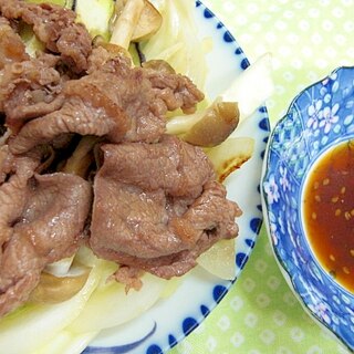 牛肉と野菜のオリーブオイル焼き